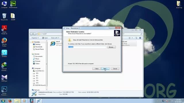 آموزش نصب wampserver