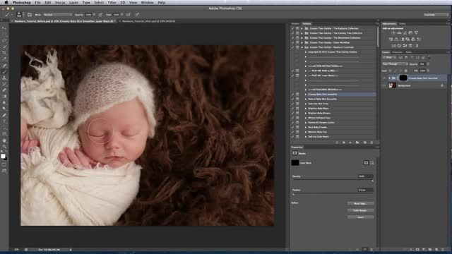 Newborn Essentials Photoshop Action Set