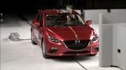 تست تصادف مزدا3 2014 IIHS Crash Test Mazda3