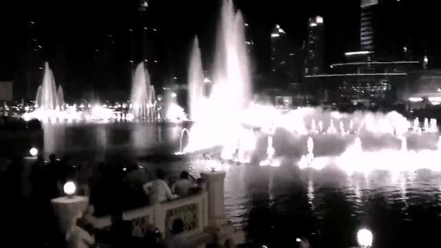 آب نمای دبی مال با آهنگ عربی