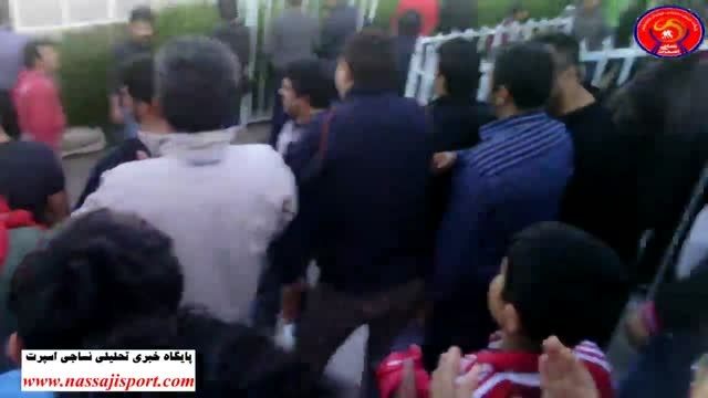 تشویق هواداران نساجی در تهران