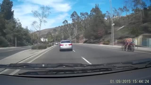 راننده دیوانه ی مست!