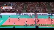 خلاصه بازی لیگ جهانی والیبال لهستان ۳-۰ ایران