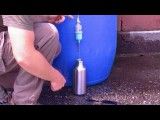 Portable water filter for emergency