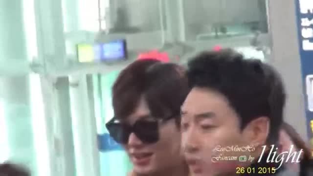 LEE MIN HO 2015 - in Incheon Airports