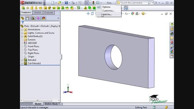 2.Static Analysis of a Part - 2.Activating Simulation
