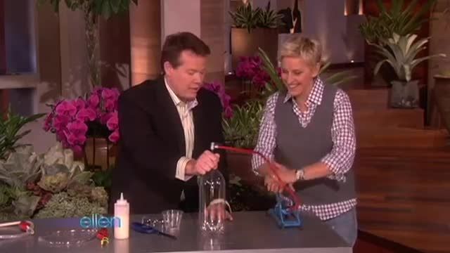 ازمایشات علمی جالب در Ellen show - ۲۰۱۰