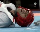 مبارزه یوسف کرمی با حریف بریتانیایی در المپیک لندن