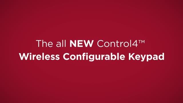 کلیدهای سناریوپذیر خانه هوشمند Control4