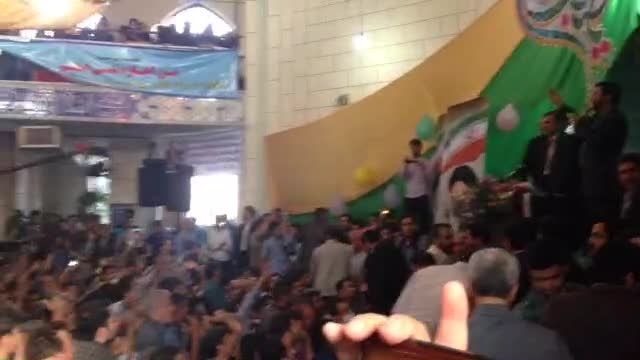 استقبال پرشور از دکتر احمدی نژاد در همدان