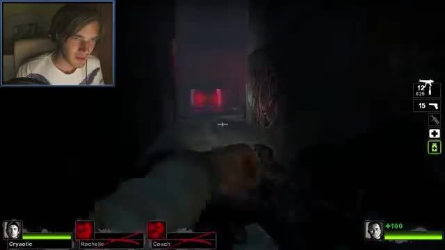 Pewdiepie and cry play l4d2