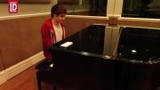 Liam playing piano