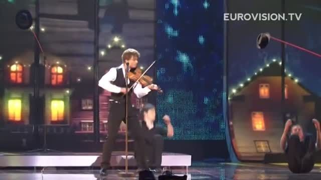 الكساندر ریباك اجرای تمرینی یوروویژن2009 اهنگFairy tale