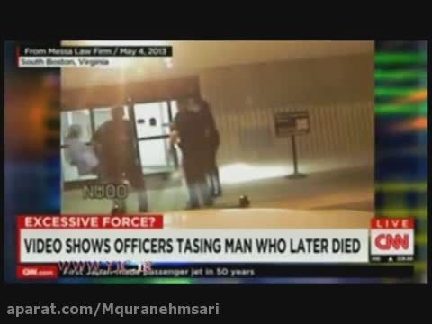 حمله مرگبار پلیس آمریکا به مرد سیاهپوست ...
