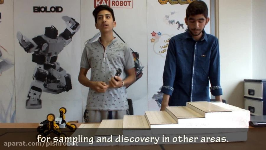 ساخت ربات مریخ نورد توسط دانش آموزان رباتیک