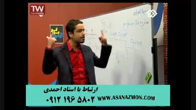 حل تست کنکور مبحث خازن بسیار ساده و راحت ۵