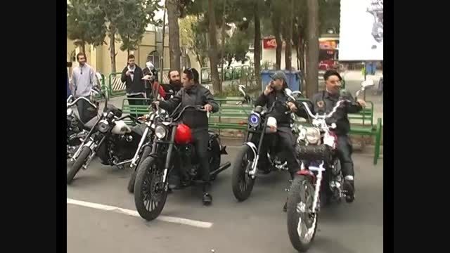 نمایش موتورسیکلت ها در نمایشگاه ایران رایدکس تهران