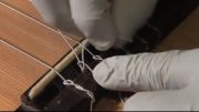 آموزش بستن سیم گیتار کلاسیک با زیرنویس فارسی