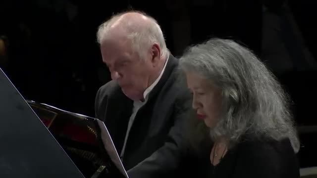 Martha Argerich and Daniel Barenboim