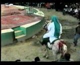پریدن اسب امام حسین بر روی تخت