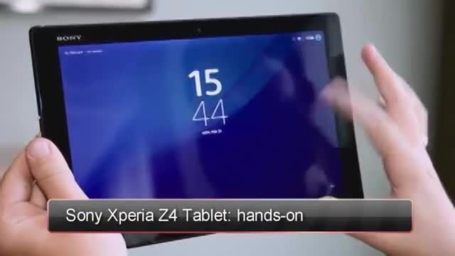 Sony Xperia Z4 Tablet and Keyboard