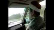 تلاوت شیخ حرک در خودرو