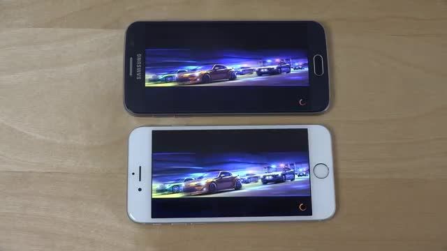 تست بازی NFS No Limits بر روی Galaxy S6 و Iphone 6