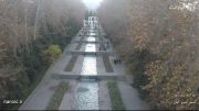 تصویر برداری هوایی از باغ شاهزاده کرمان