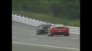 مسابقه زیبا و نفس گیر فراری 430 و پورشه GT3