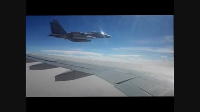 F15 سعودی ها و هواپیمای ایرانی