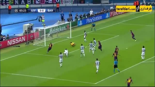 گل ایوان راکیتیچ (یوونتوس 0-1 بارسلونا)