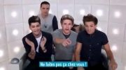 one direction answering question in france 2