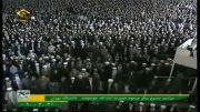 رهبر انقلاب بر پیکر آیت الله خوشوقت نماز خواندند