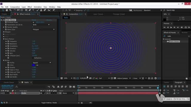 Radio Waves In After Effects