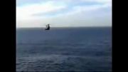 سقوط هلیکوپتر ارتش.. در دریا