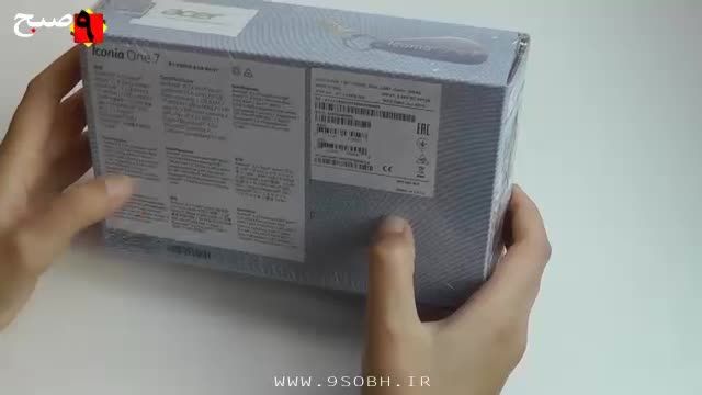جعبه گشایی تبلت Acer Iconia One 7
