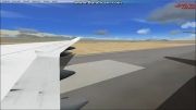 اولین هواپیمای ایرانی در شبیه سازم در فرودگاه ایرانی...