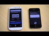 Galaxy S3 (S Voice) vs iPhone 4S (Siri)