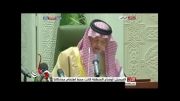 دیوانه شدن وزیر امور خارجه عربستان در پخش زنده
