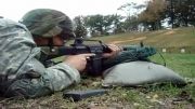 شلیک های دیدنی با اسلحه ی M16-A2 توو خط میدون تیر