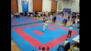 الیاس محمد زاده vs علی غازی در مسابقات کاراته شیراز