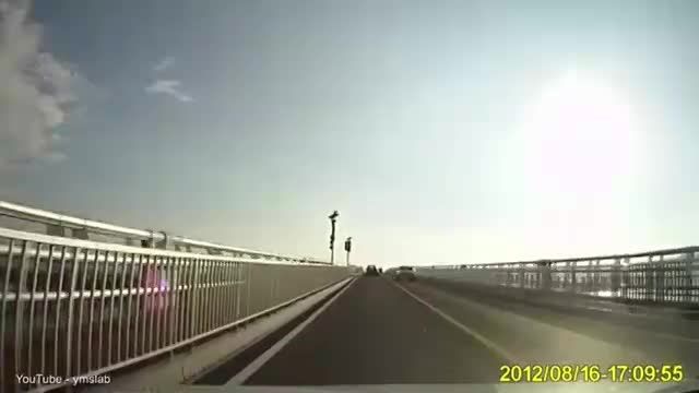 رانندگی روی پل معروف ژاپن : Eshima Ohashi