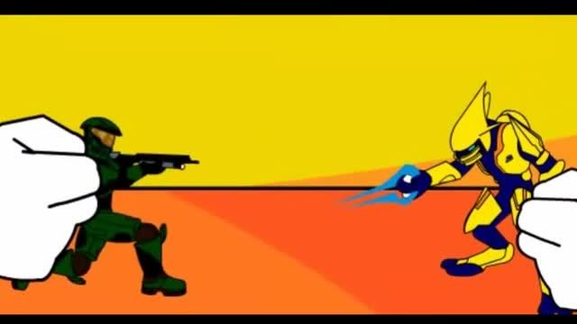 مبارزه سونیک و شادو (با اسباب بازی)(انیمیشن)
