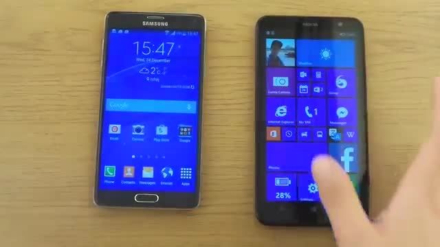 مقایسه Nokia Lumia 1320 با Samsung Galaxy Note 4