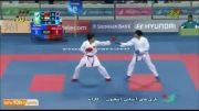 کاراته: کسب مدال طلا توسط حمیده عباسعلی