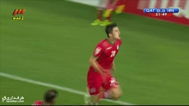 تک گل دیدار قطر 0-1 ایران