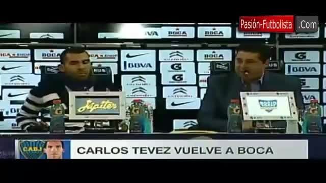 معارفه رسمی کارلوس توز در بوکا جونیورز آرژانتین
