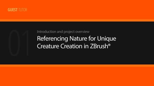 Referencing Nature for Unique Creature Creation in ZBru