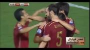 گلهای بازی اسپانیا 5 - 1 مقدونیه