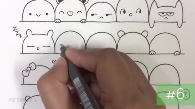 30 Cute Faces _ Expressions to Doodle